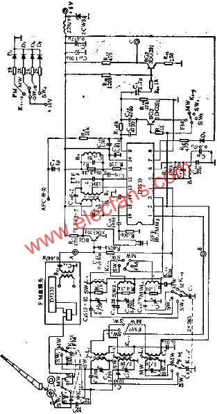 D7640调频/调幅中频放大电路的应用  www.hzfubeitong.com