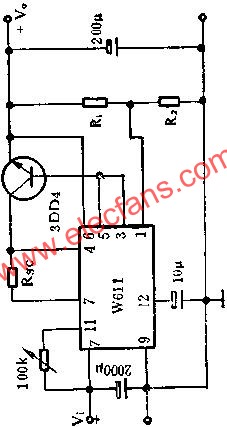 W611扩大电流的应用线路图  www.hzfubeitong.com