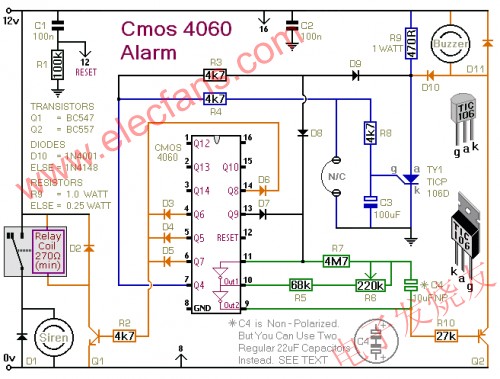 4060防盗报警器 www.hzfubeitong.com