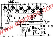 0~5V线图指示器的应用电路图  www.hzfubeitong.com