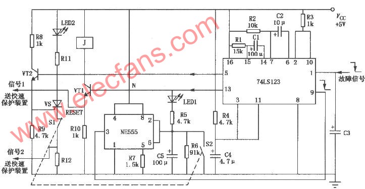 电源故障暂保护与死保护电路 www.hzfubeitong.com