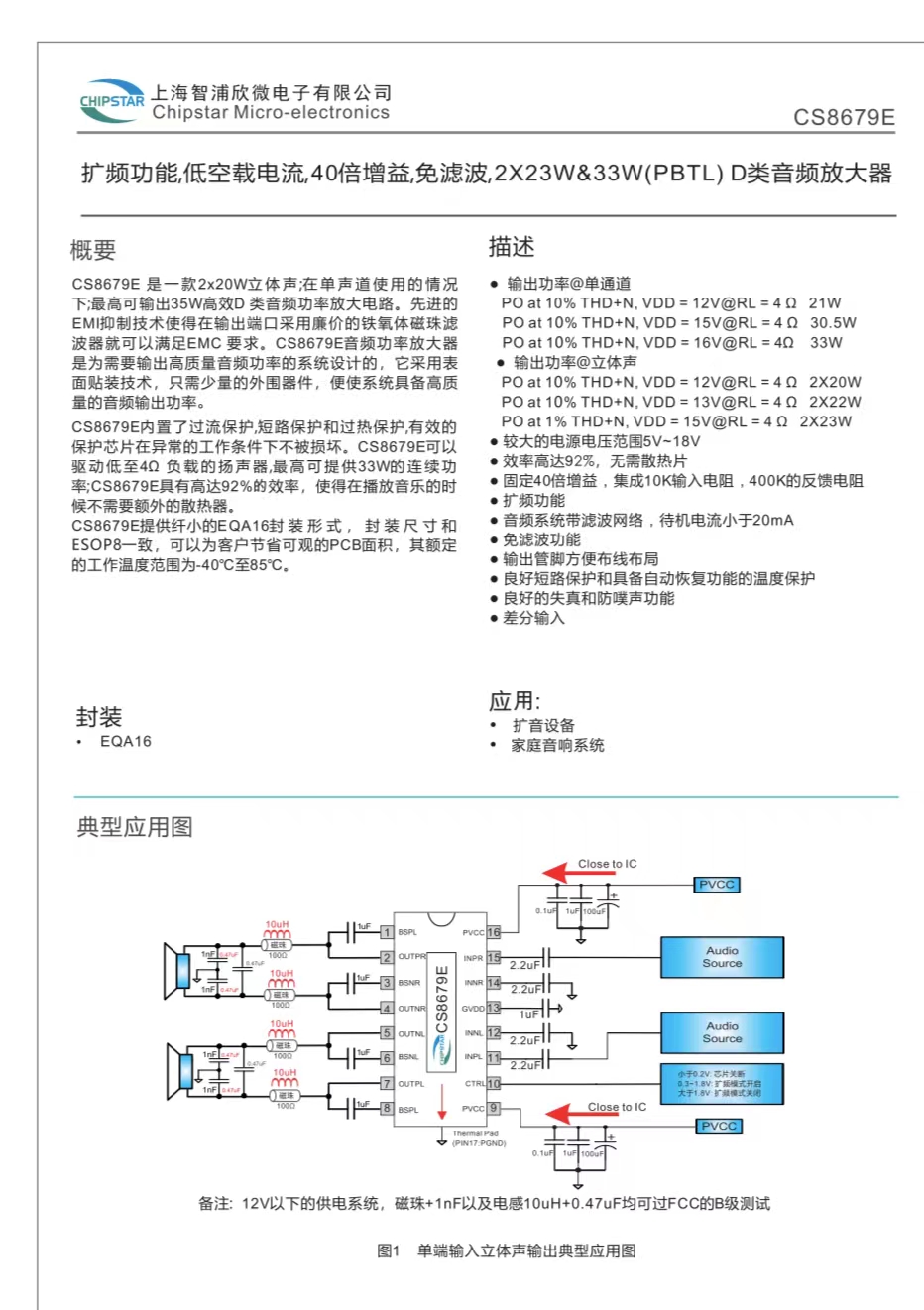 D类放大器