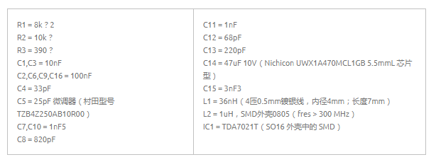 FM接收器