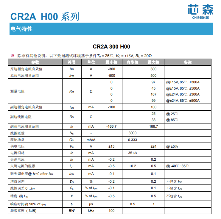 霍尔电流传感器