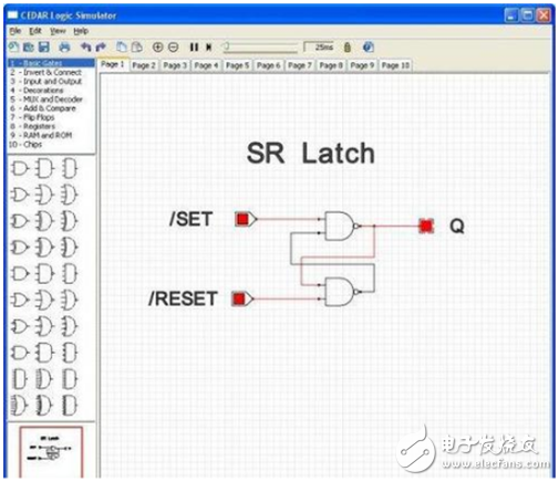 电子工程师10大热门免费DIY工具——锡达逻辑(Cedar Logic)模拟器