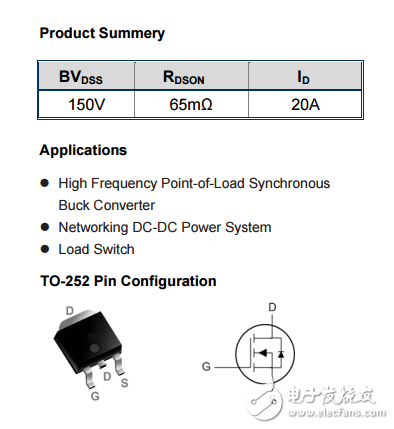 WSF20N15 N TO-252 150V20A