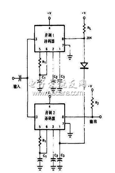 双音调译码器电路