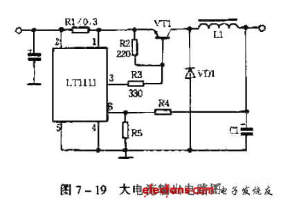 LT1111构成的变换器电路