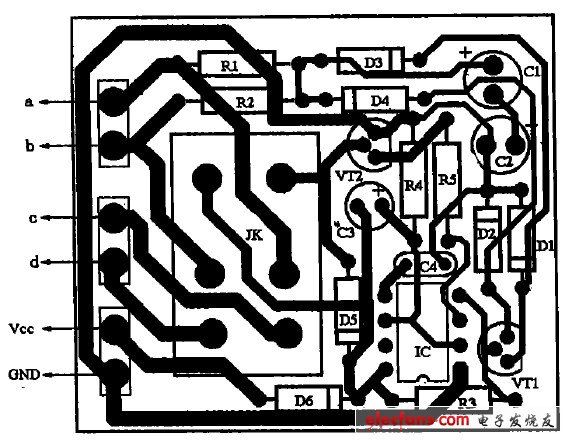 图2 PCB板图