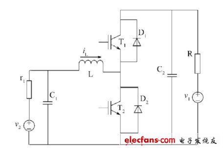 双向DC/DC变换器电路