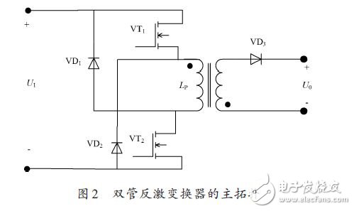 双管反激拓扑结构图