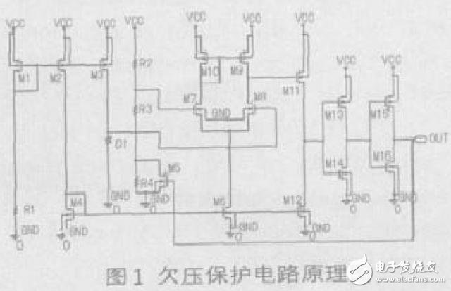 一款CMOS欠压保护电路的设计