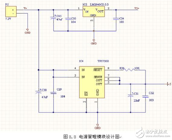 电路图天天读（8）：解读名校智能汽车电源电子电路设计图