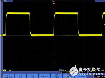 　　图3 50kwfms/s波形刷新率下观察的波形信息