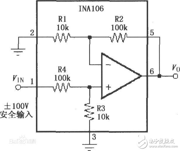 具有输入保护的电压跟随器原理图-电压跟随器的作用