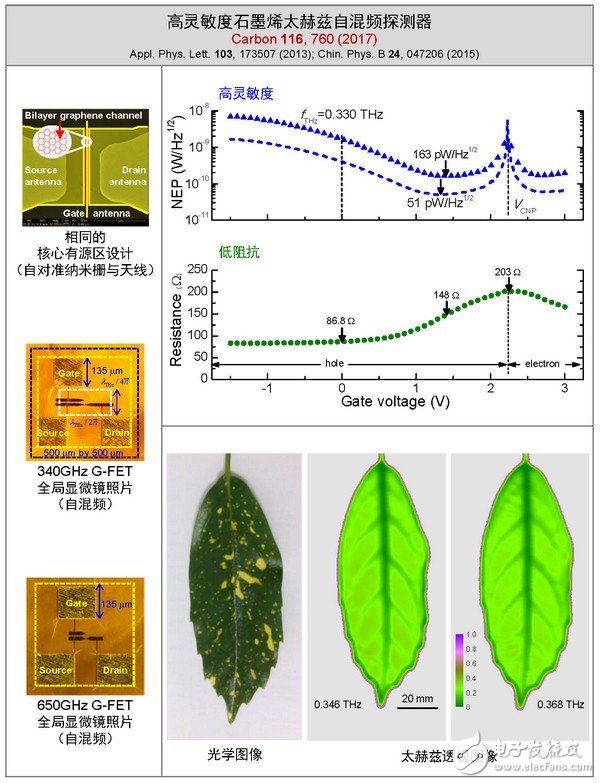 超高灵敏度石墨烯太赫兹探测器研究获突破