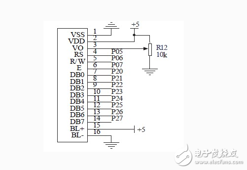 lcd1602中文资料分享：lcd1602接线图_lcd1602与单片机连接图