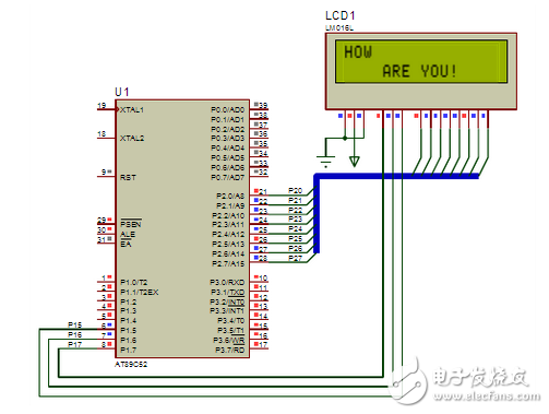 lcd1602中文资料分享：lcd1602接线图_lcd1602与单片机连接图