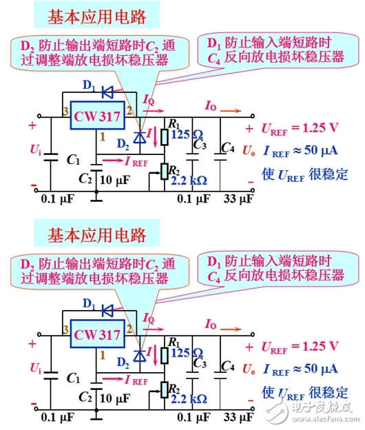 集成稳压器/三端稳压应用电路？_集成稳压器分类_集成稳压器符号和外形图