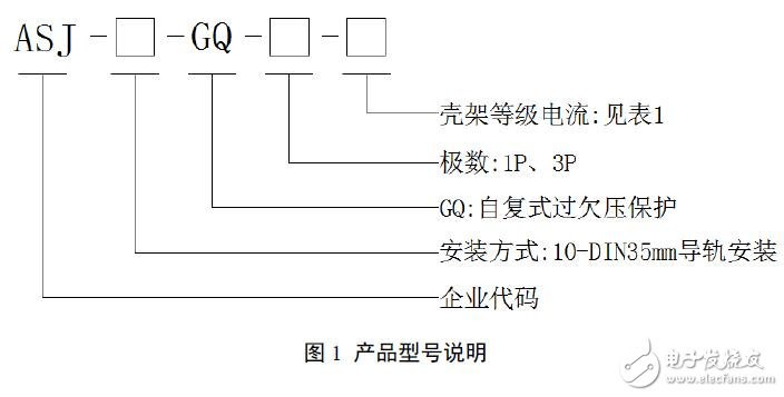 ASJ自复式过欠压保护器