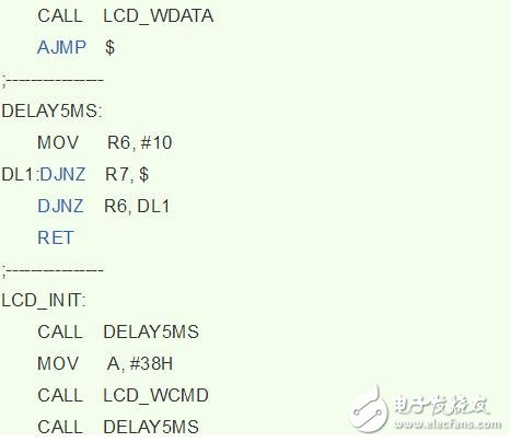 lcd1602汇编程序，LCD1602汇编显示程序代码