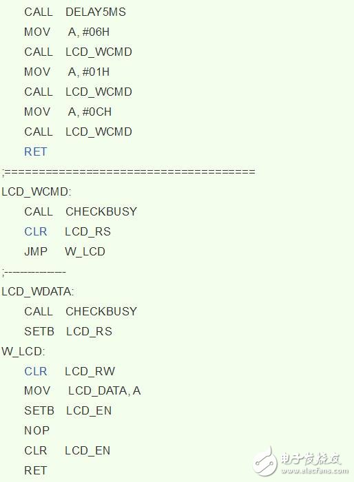 lcd1602汇编程序，LCD1602汇编显示程序代码