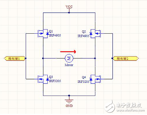 场效应管电机驱动-MOS管H桥原理