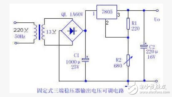 7805稳压器怎么使用，7805的使用和典型应用