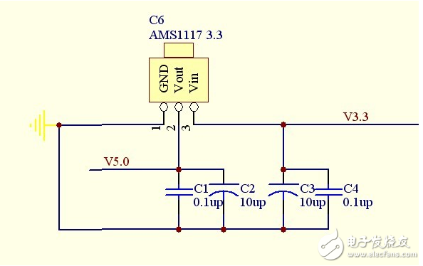 lm1117稳压电路图