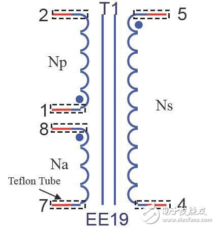 高频变压器结构及主要参数