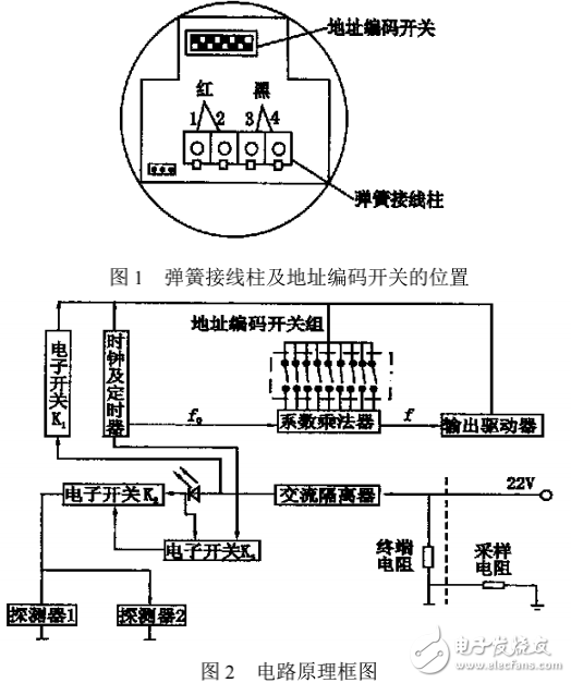 离子感烟探测器接口电路的结构及工作原理解析