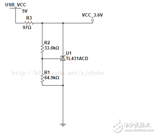 TL431_5V 转3.6V电源设计