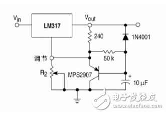 LM317稳压器介绍、引脚图、参数、工作原理及应用电路图