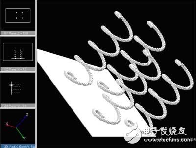 基于安捷伦使用有限时域差分算法(FDTD)进行螺旋天线仿真