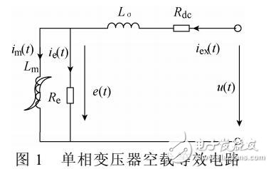 采用低频电源的变压器空载电流谐波测量方法