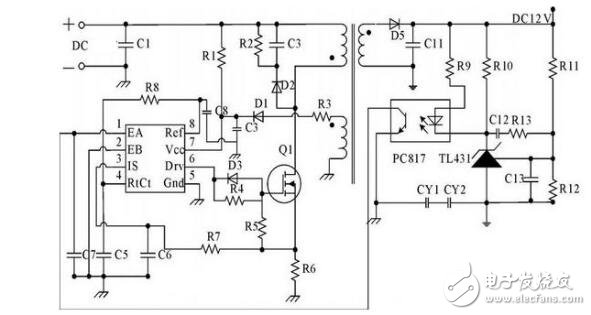 直流隔离电源电路图大全（DC/DC/变压销隔离/精密开关电源电路图）