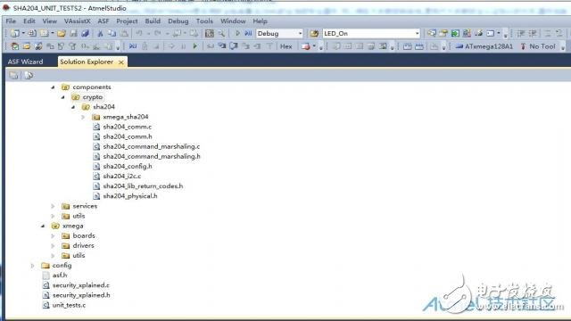 基于ASF开发的crypto加密开发板程序