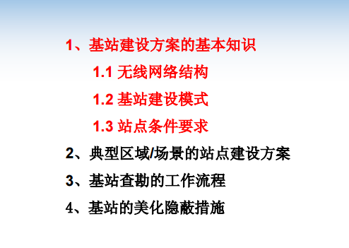 无线基站建设